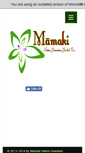 Mobile Screenshot of mamakiteahawaii.com